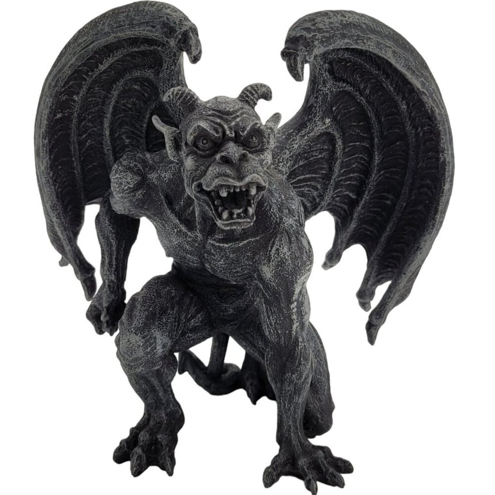 Short Horned Winged Gargoyle Guardian Gothic Figurine